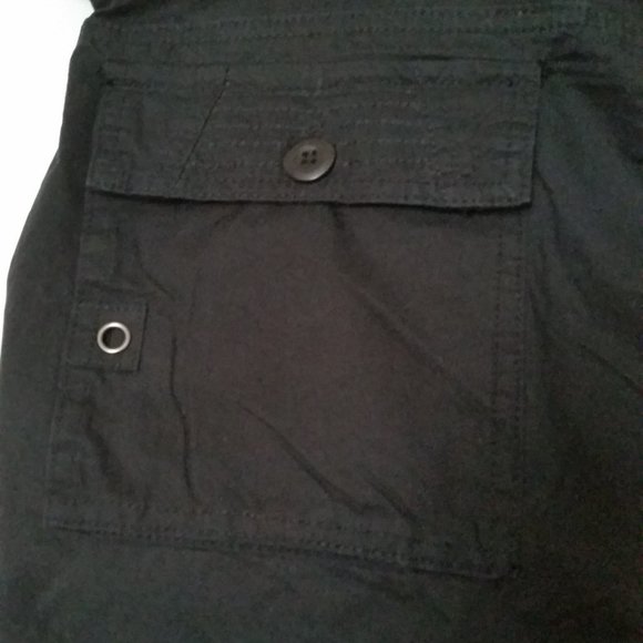Request Jeans Premium Men's Cargo Black Shorts 40 - Picture 4 of 8